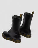 Doc Martens UNISEX 1490 SMOOTH LEATHER MID CALF BOOTS (BLACK SMOOTH)