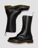 Doc Martens UNISEX 1914 SMOOTH LEATHER TALL BOOTS (BLACK SMOOTH)