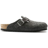 BIRKENSTOCK UNISEX Boston Wool Felt (Anthracite - Regular Fit)