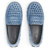 Floafers Kid's Prodigy Driver Print (Blue Denim)