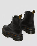 Doc Martens Women's AUDRICK NAPPA LEATHER PLATFORM ANKLE BOOTS (Black - NAPPA LUX)