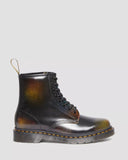 Doc Martens UNISEX 1460 FOR PRIDE RUB OFF LEATHER LACE UP BOOTS (BROWN+MULTI RAINBOW RUB OFF)
