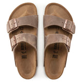 Birkenstock Women's Arizona Oiled Leather (Tobacco Brown - Narrow fit)