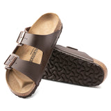 BIRKENSTOCK UNISEX Arizona Birko-Flor (Dark Brown - Narrow Fit)