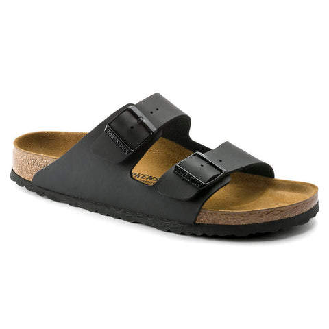 Birkenstock UNISEX Arizona Birko-Flor (Black - Narrow Fit)