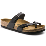 BIRKENSTOCK Women's Mayari Birko-Flor (Black - Regular Fit)