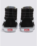 VANS UNISEX Sk8-Hi Shoe (Black/Black/White)