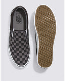 VANS UNISEX Classic Slip-On Checkerboard Shoe (Black/Pewter Check)