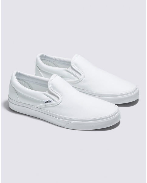 VANS UNISEX Classic Slip-On Shoe (True White)