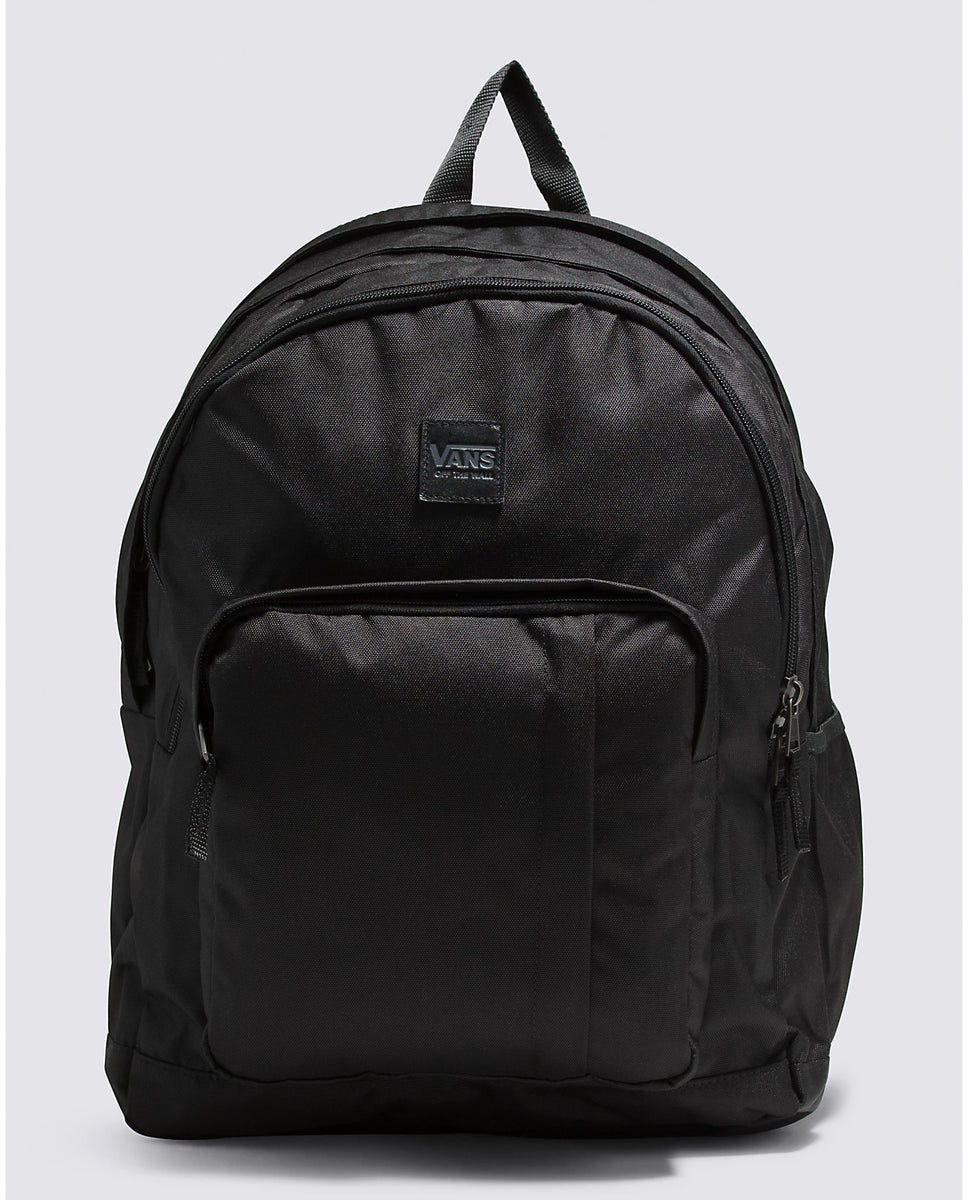 black leather vans backpack VANS MEN'S IN SESSION BACKPACK (BLACK) – Vamps NYC