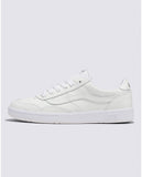 VANS UNISEX Cruze Too ComfyCush Leather Shoe (True White/True White)