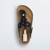 Birkenstock Women's Gizeh Flowers (Black - Regular Fit)