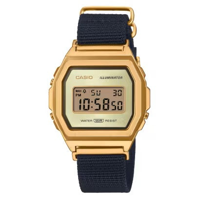 G Shock Vintage Digital Watch Men (A1000MGN-9 - Gold)