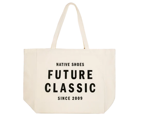 Native Future Classic Tote Bag (White Canvas)