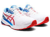 ASICS Men's GT-1000 11 (White/Electric Red)
