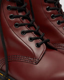 Dr. Martens UNISEX 1460 SMOOTH LEATHER LACE UP BOOTS  (Cherry Red)