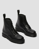 Dr. Martens UNISEX 1460 MONO SMOOTH LEATHER LACE UP BOOTS (Black)
