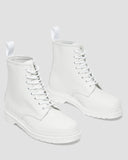 Dr Martens UNISEX 1460 MONO SMOOTH LEATHER LACE UP BOOTS (White)
