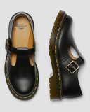 Dr. Martens Women's POLLEY SMOOTH LEATHER MARY JANES (Black)