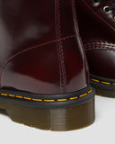 DR. MARTENS UNISEX VEGAN 1460 LACE UP BOOTS (Cherry Red Rub Off)