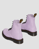 Dr Martens 1460 Women's PASCAL BLACK EYELET LACE UP BOOTS (Lilac Virginia)