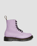 Dr Martens 1460 Women's PASCAL BLACK EYELET LACE UP BOOTS (Lilac Virginia)