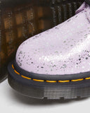 Dr Marten's  UNISEX 1460 METALLIC SPLATTER SUEDE LACE UP BOOTS (Lilac Metalic Paint Splatter)