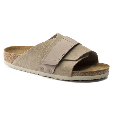 BIRKENSTOCK Men's Kyoto Suede (Taupe - Regular Fit)