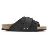 BIRKENSTOCK Men's Kyoto Nubuck Suede Leather (Black - Regular Fit)