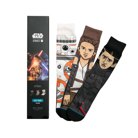 STANCE The Force Awakens Socks Gift Set Men | Black (M545D16FOA) (Large)