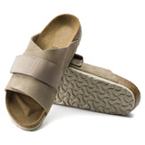 BIRKENSTOCK Men's Kyoto Suede (Taupe - Regular Fit)