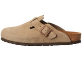 BIRKENSTOCK UNISEX Boston Soft Footbed (Taupe - Narrow Fit)